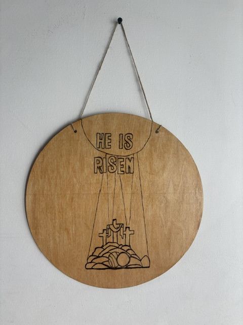 Blessed Burnings wood-burning piece 11