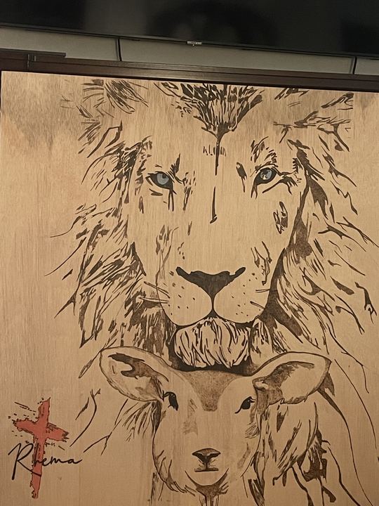 Blessed Burnings wood-burning piece 5